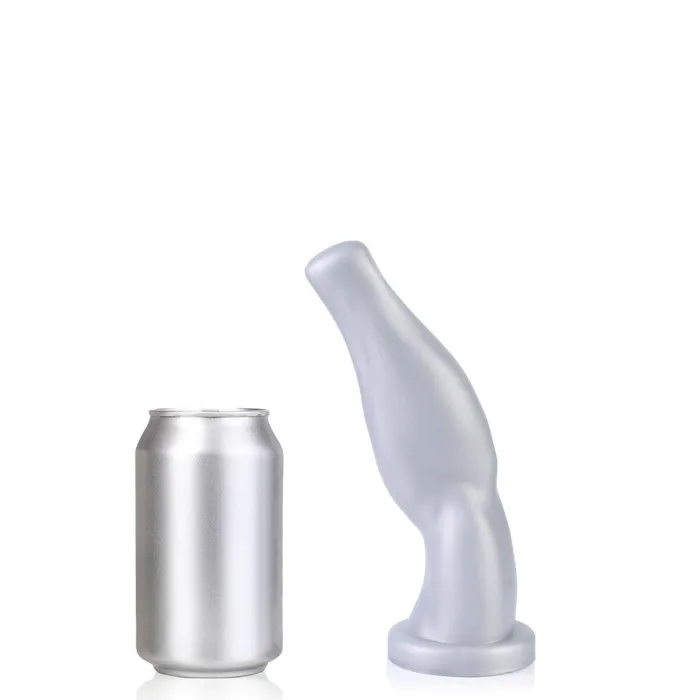 665 Liquid Silicone 665 Liquid Silicone - Dildo - Arm Wrestler - Vac-U-Lock Compatibel - Zilver | Dildos
