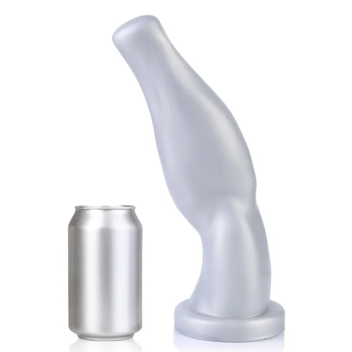 665 Liquid Silicone 665 Liquid Silicone - Dildo - Arm Wrestler - Vac-U-Lock Compatibel - Zilver | Dildos