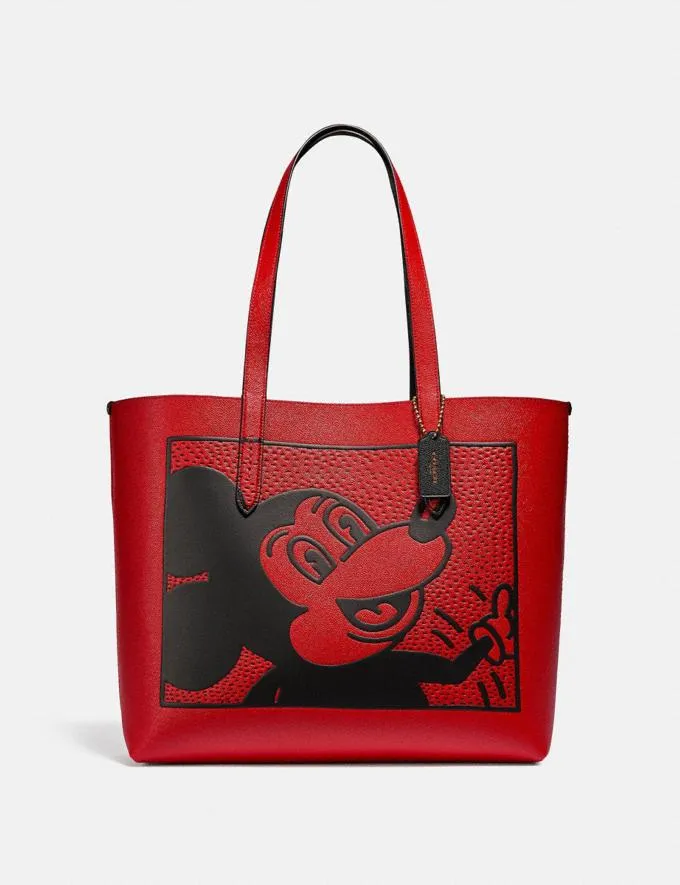 Disney Mickey Mouse Red X Keith Haring Highline XL Shoulder Tote Intimate Play Vibrators