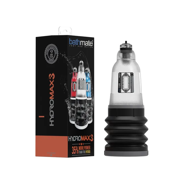 Pompa per Pene Hydromax3 Bathmate RossoNero Bathmate Vibrators