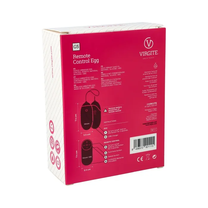 Uovo Vibrante Virgite Nero | Virgite Vibrators Uovo Vibrante Virgite Nero | Virgite Vibrators