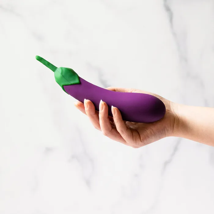 Emojibator Female Sex Toys | Eggplant XL Vibrator by Emojibator: Pleasure Upgrade
