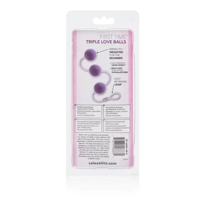 First Time Love Balls Triple Lovers - Purple | CalExotics Vibrators First Time Love Balls Triple Lovers - Purple | CalExotics Vibrators