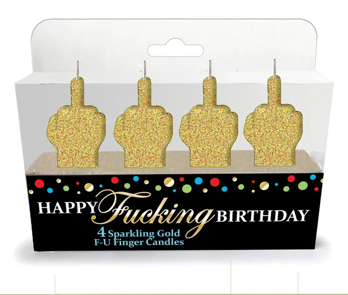 Little Genie Anal Happy Fucking Birthday Candle Set