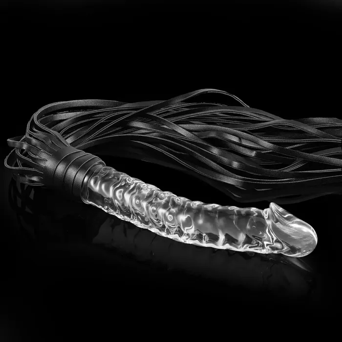 Lovetoyshub Dildos | 9.1 Inch Whip-shaped Glass Dildo