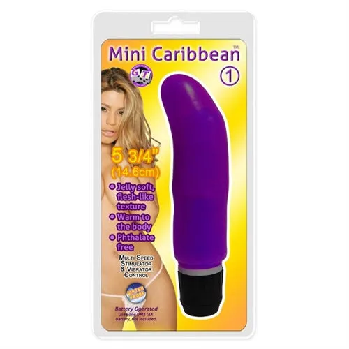 Mini Caribbean 1 GSpot Purple Golden Triangle Vibrators