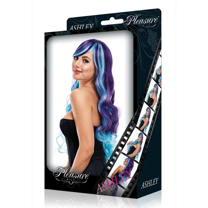 PLEASURE WIGS Ashley PurpleBlue Xgen Products Vibrators