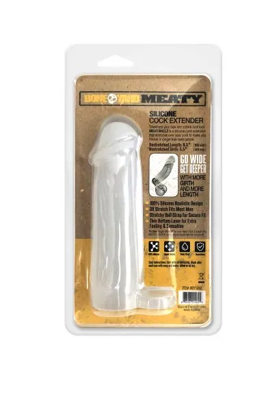 Rascal Toys Dildos Boneyard Meaty Cock Extender Clear