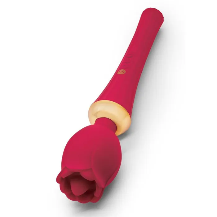 Secret Kisses Vibrators Rosegasm Bouquet Rose Wand Red