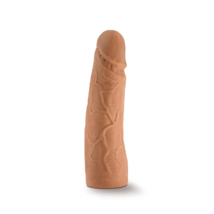 The Realm Realistic 7 Inch Lock on Dildo Mocha Blush Novelties Dildos