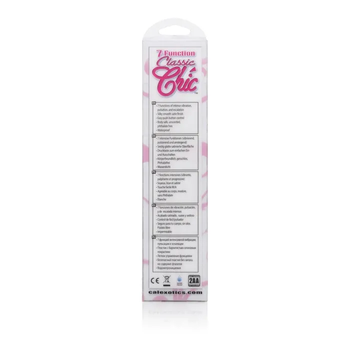 Vibrators | CalExotics 7 Function Classic Chic Standard G - Black