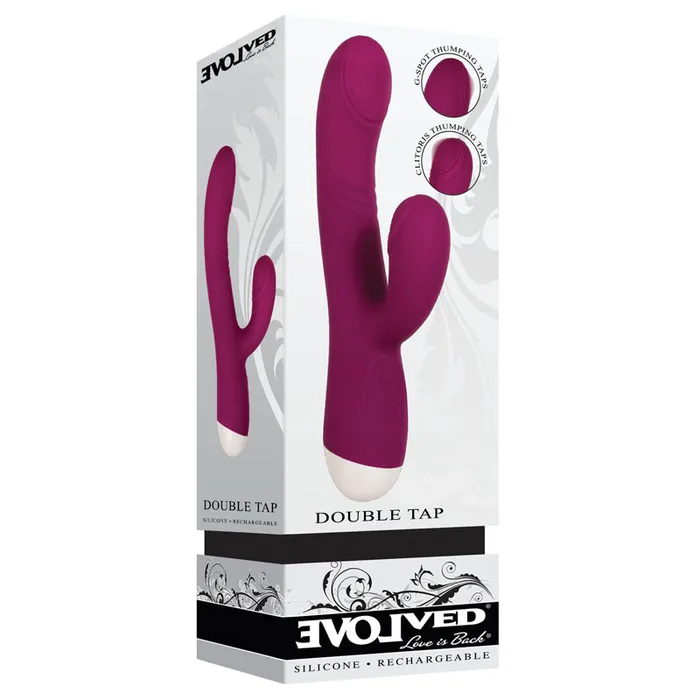 Vibrators | Evolved Evolved Double Tap-(en-rs-8317-2)