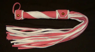 Bdsmgear Vibrators Two Tone Giant Suede Flogger
