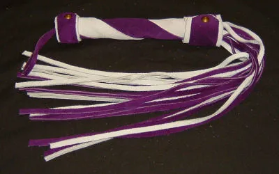 Bdsmgear Vibrators Two Tone Giant Suede Flogger