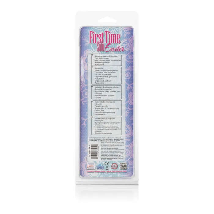 California Exotic First Time Solo Exciter Pink Vibrators