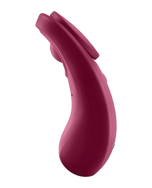 Eis INCsatisfyer Vibrators Satisfyer Sexy Secret Panty Vibrator Red Wine