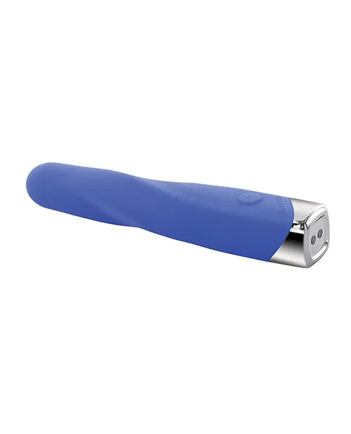 Evolved Novelties INC Vibrators Evolved Twisted Temptation Vibrating Bullet Purple