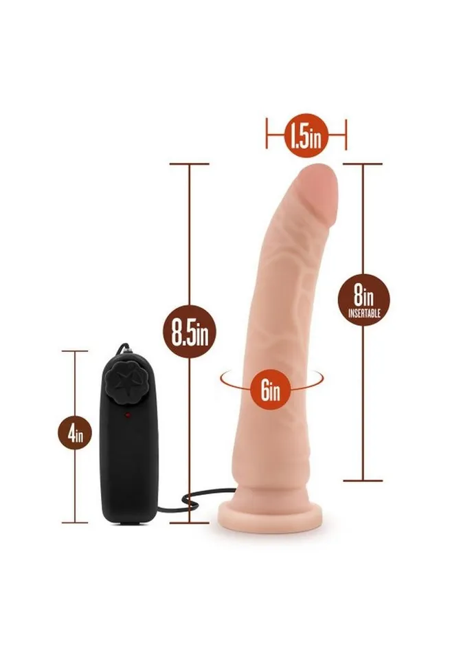 Female Sex Toys Dr Skin Dr Skin Vibrating Dildo with Suction Cup