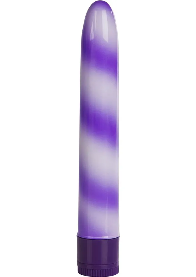 Female Sex Toys Hard Vibes Calexotics Candy Cane 6in Waterproof
