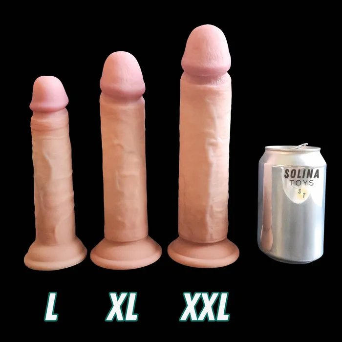 Female Sex Toys Solina Toys Solina Mega L UltraRealistic DualDensity Silicone Dildo