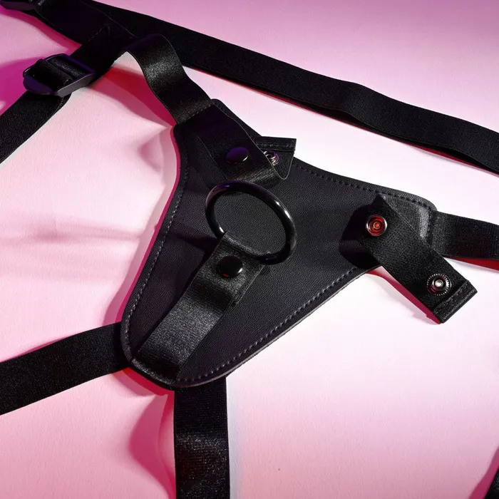 Gender X Anal Gender X PLEASURE HARNESS Black Adjustable Harness No Probe Included