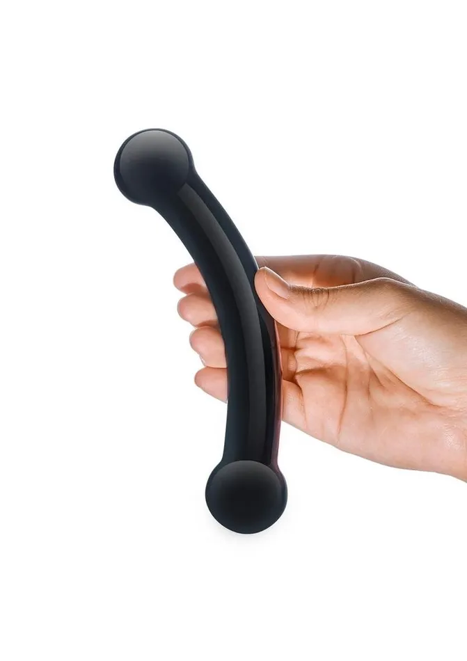 Glas Double Bull Black Dildo Glas Dildos