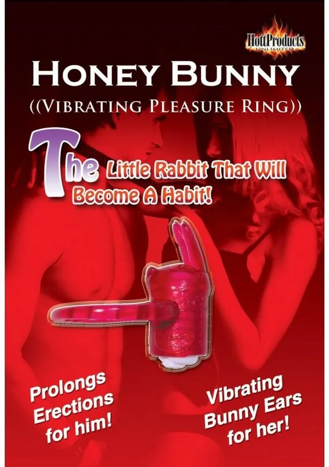 Hott Products Male Sex Toys Horny Honey Bunny Vibro Cock Ring