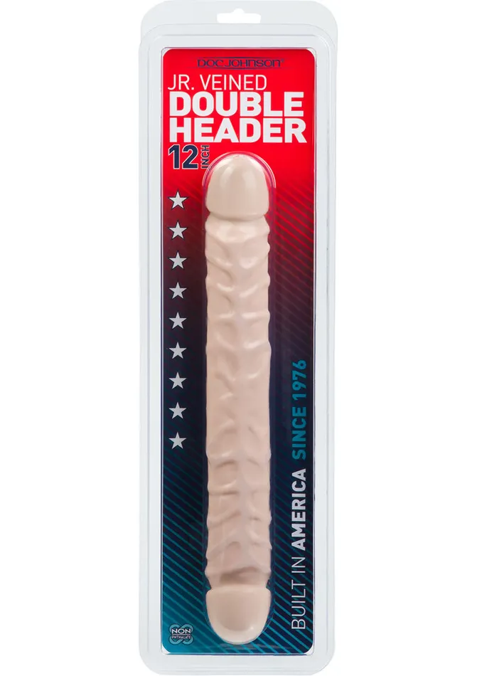 Jr Veined Double Header Dildo Doc Johnson Dildos