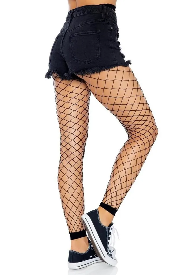 Leg Avenue Vibrators Leg Avenue Diamond Net Footless Tights