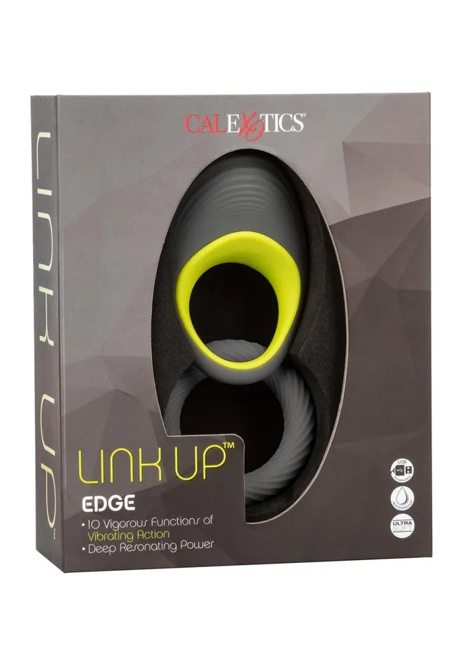 Link Up Couples Link Up Edge Silicone Vibrating Cock Ring