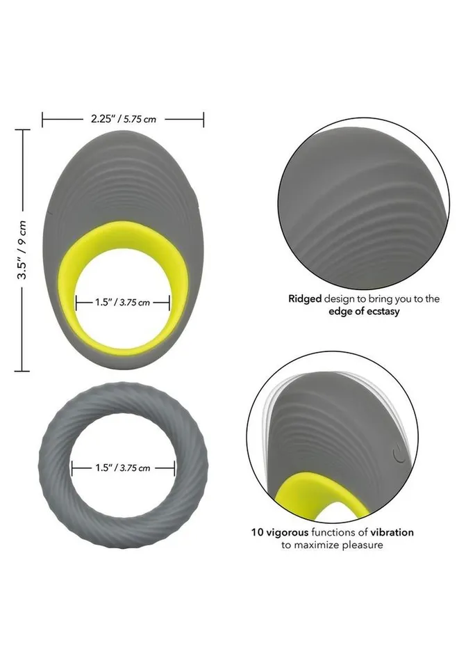 Link Up Couples Link Up Edge Silicone Vibrating Cock Ring