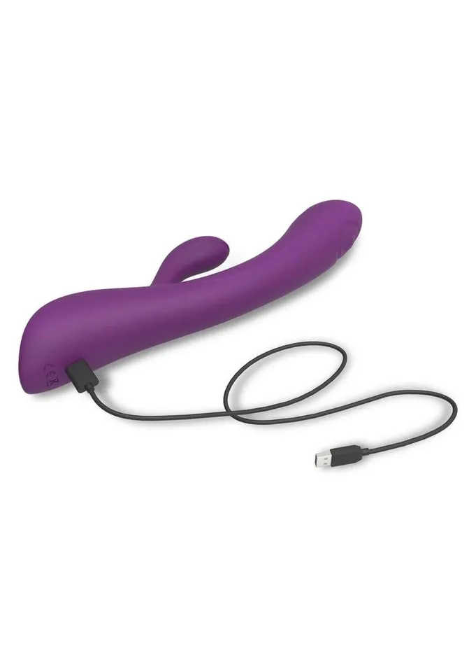 Love to Love Female Sex Toys Bunny and Clyde Rechargeable Silicone Rabbit Vibrator