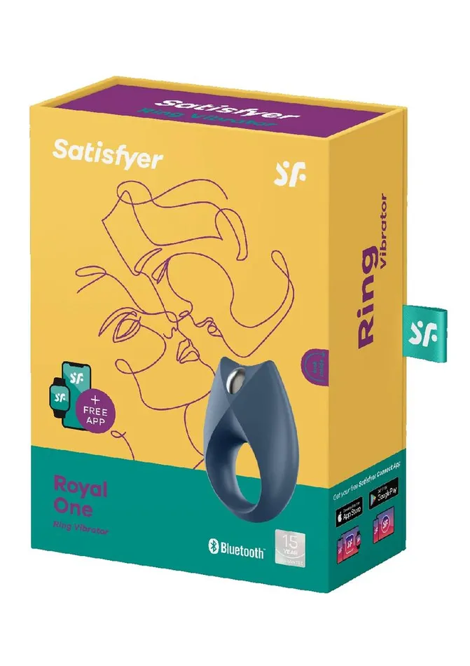 Satisfyer Vibrators Satisfyer Royal One Rechargeable Silicone Couples Ring