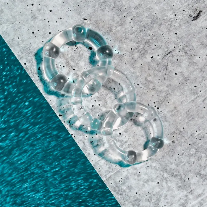 Selopa Dildos Selopa ERECTION RINGS Clear Cock Rings Set of 3