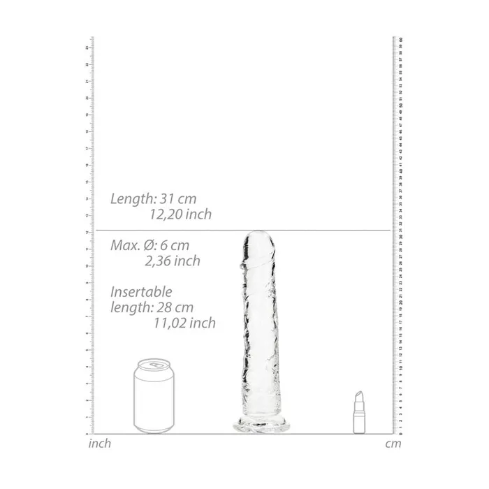 Shots Toys Dildos REALROCK 31 cm Straight Dildo Clear Clear 31 cm 11 Dong Shots Toys Dildos REALROCK 31 cm Straight Dildo Clear Clear 31 cm 11 Dong