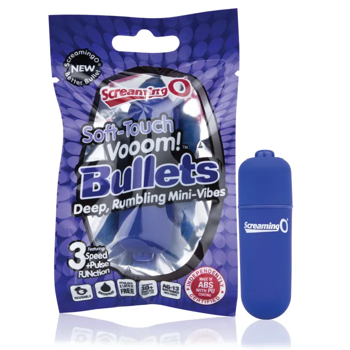 SoftTouch Vooom Bullets Blue Screaming O Vibrators