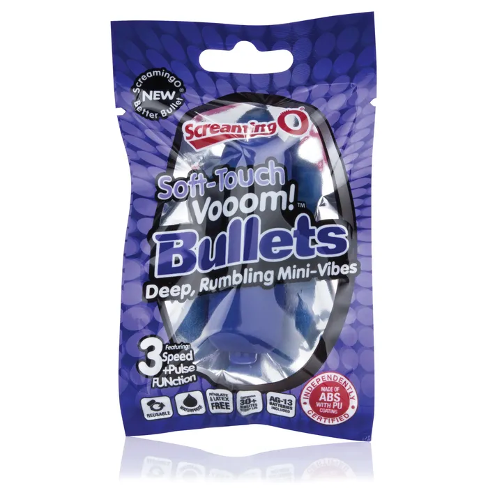 SoftTouch Vooom Bullets Blue Screaming O Vibrators