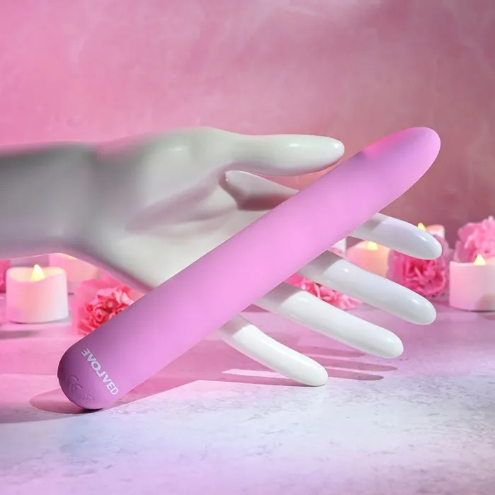 Vibrators Evolved Evolved CARNATION Pink 188 cm USB Rechargeable Vibrator Vibrators Evolved Evolved CARNATION Pink 188 cm USB Rechargeable Vibrator