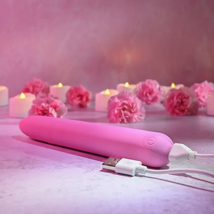 Vibrators Evolved Evolved CARNATION Pink 188 cm USB Rechargeable Vibrator Vibrators Evolved Evolved CARNATION Pink 188 cm USB Rechargeable Vibrator