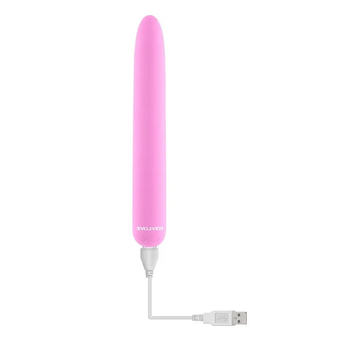 Vibrators Evolved Evolved CARNATION Pink 188 cm USB Rechargeable Vibrator Vibrators Evolved Evolved CARNATION Pink 188 cm USB Rechargeable Vibrator