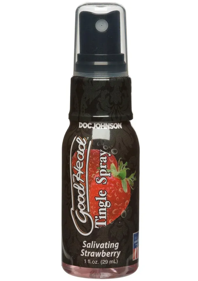Vibrators GoodHead Goodhead Tingle Spray Salivating Strawberry